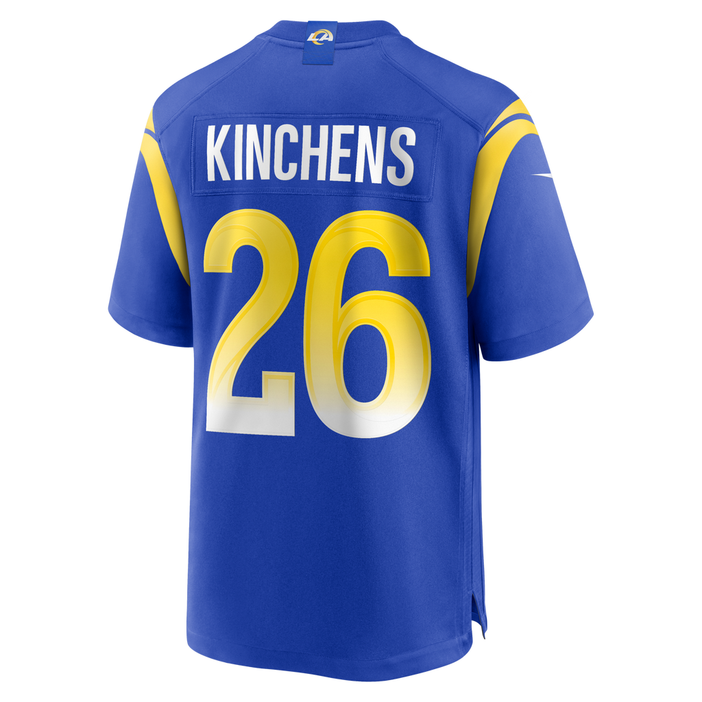 Los Angeles Rams Kamren Kinchens Royal Team Game Football Jersey