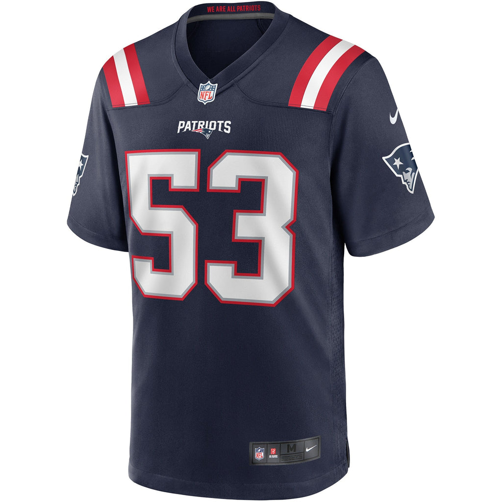 New England Patriots Chris Slade Navy Game Retired Player Football Jersey
