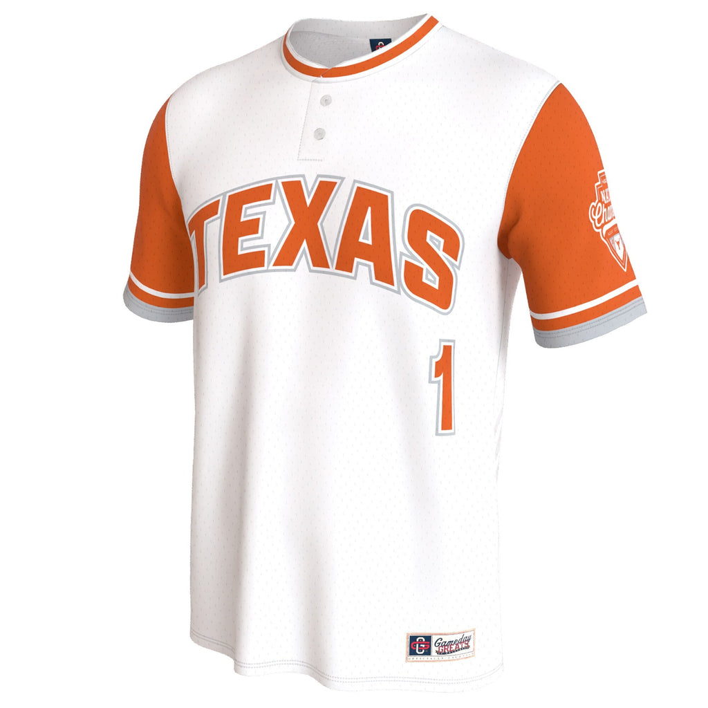 Texas Longhorns 2026 NCAA Softball National Champions Lightweight Commemorative Softball Jersey - White