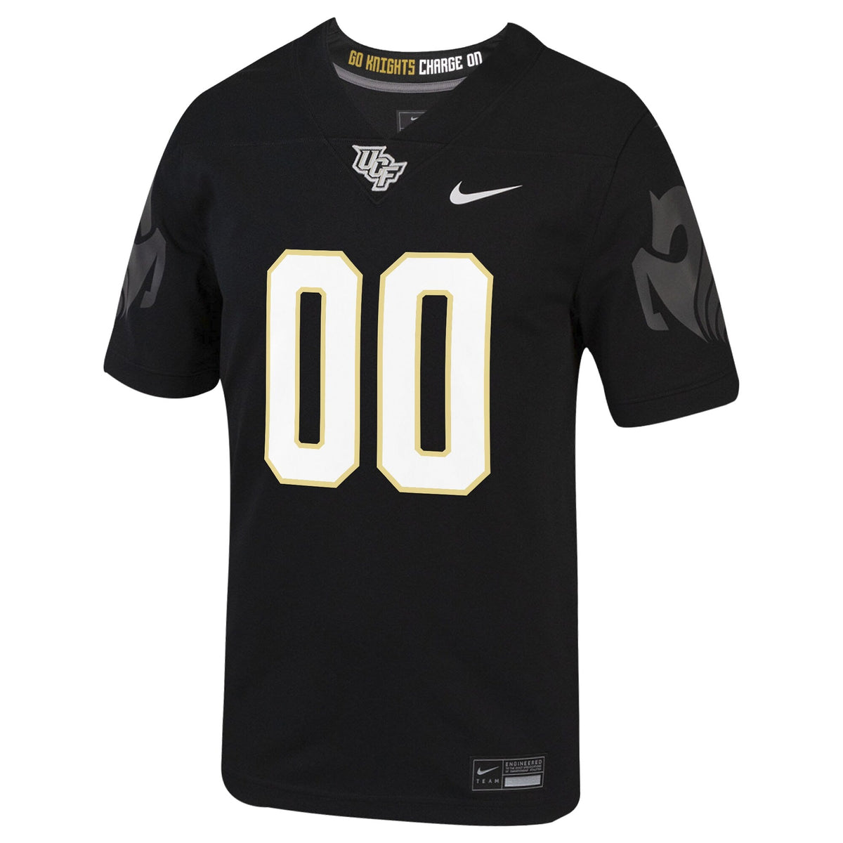 UCF Knights Home Custom Game Jersey - Black