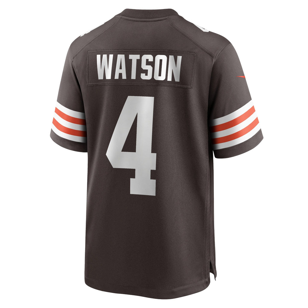 Cleveland Browns Deshaun Watson Brown Game Football Jersey