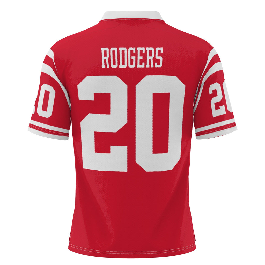 Johnny Rodgers Scarlet Nebraska Huskers Lightweight Fashion Heisman Jersey