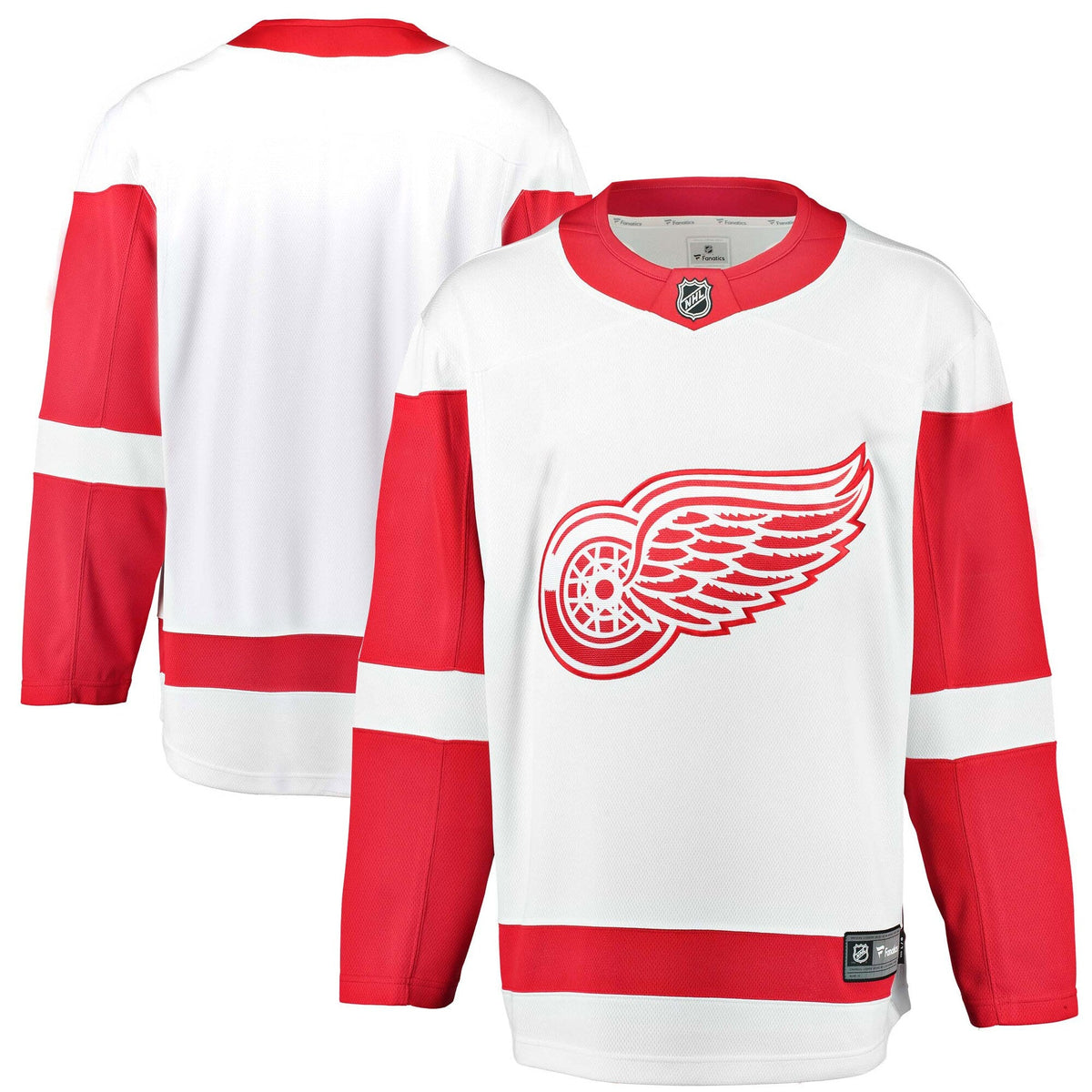 Detroit Red Wings White Breakaway Away Hockey Jersey