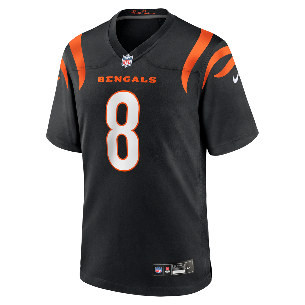 Cincinnati Bengals Ryan Rehkow Black Game Football Jersey