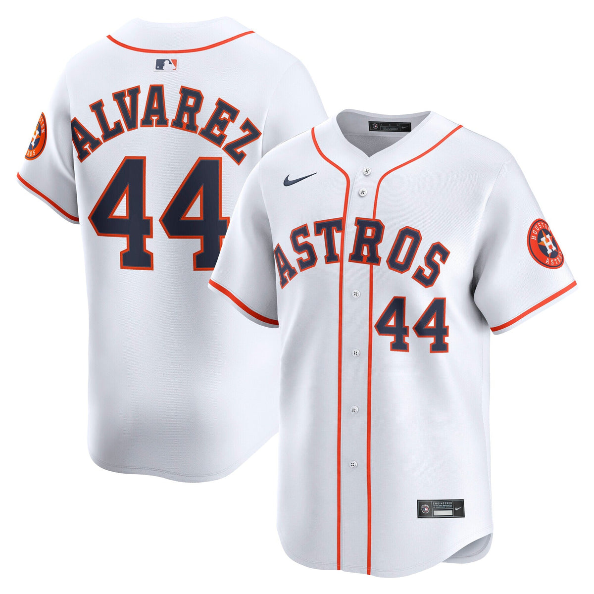 Houston Astros Yordan Alvarez White Home Limited Player Baseball Jersey
