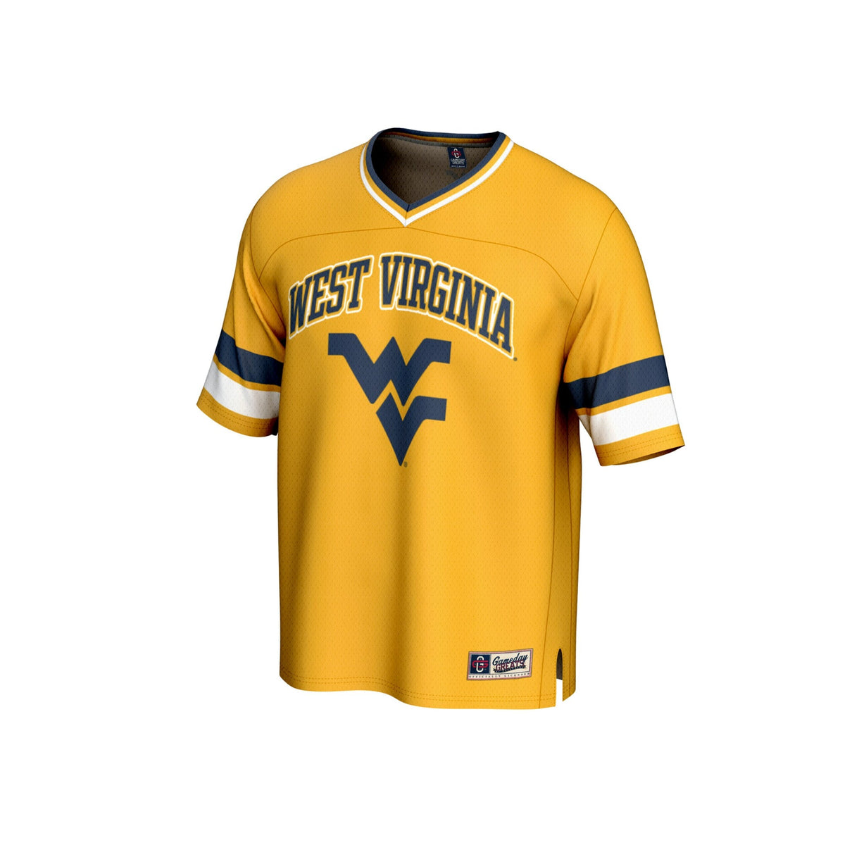Gold West Virginia Mountaineers Spirit Football Jersey