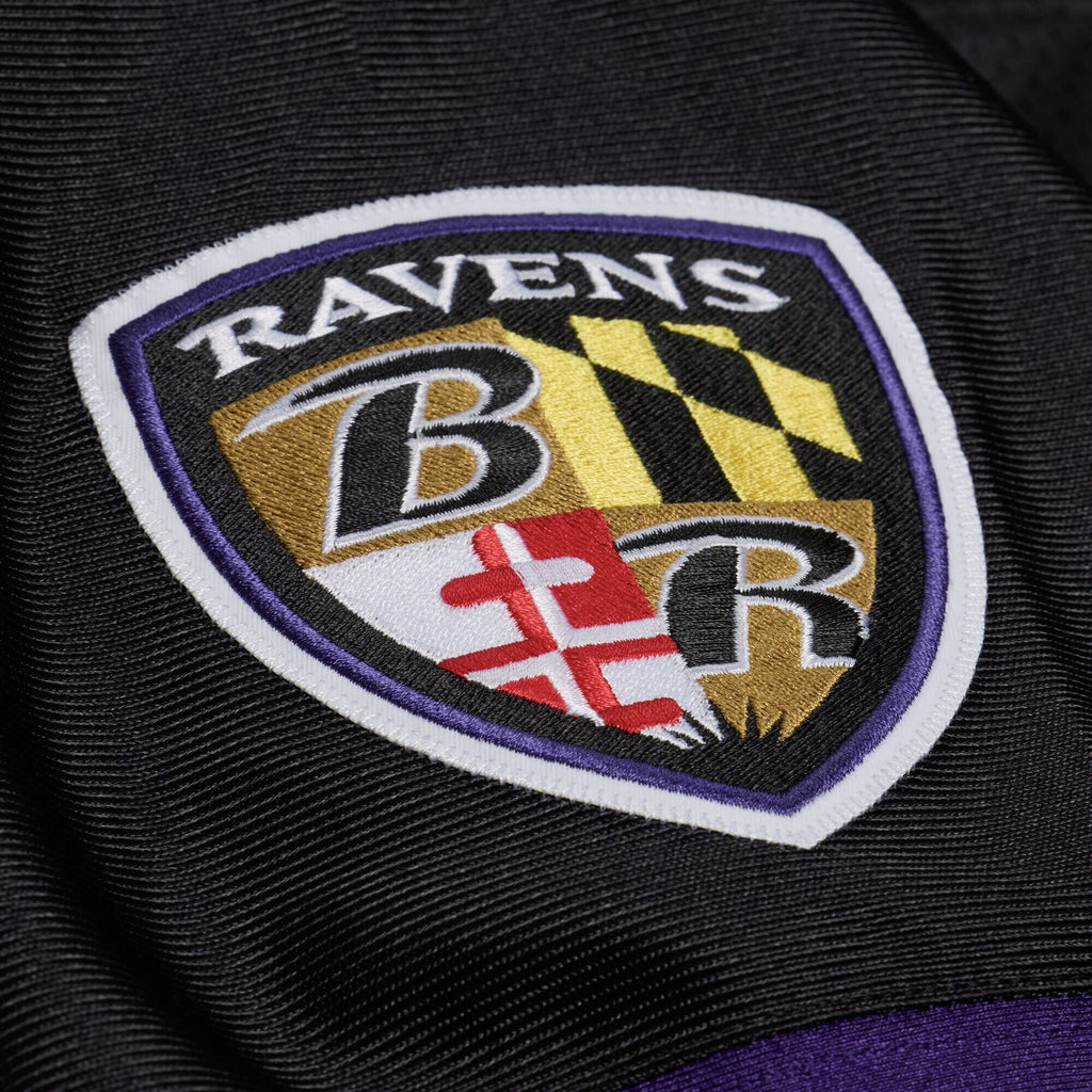 Baltimore Ravens Deion Sanders Black 2005 Throwback Football Jersey