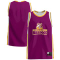 Maroon Brooklyn College Bulldogs Lightweight Basketball Jersey