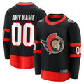 Ottawa Senators Black Home Custom Breakaway Hockey Jersey
