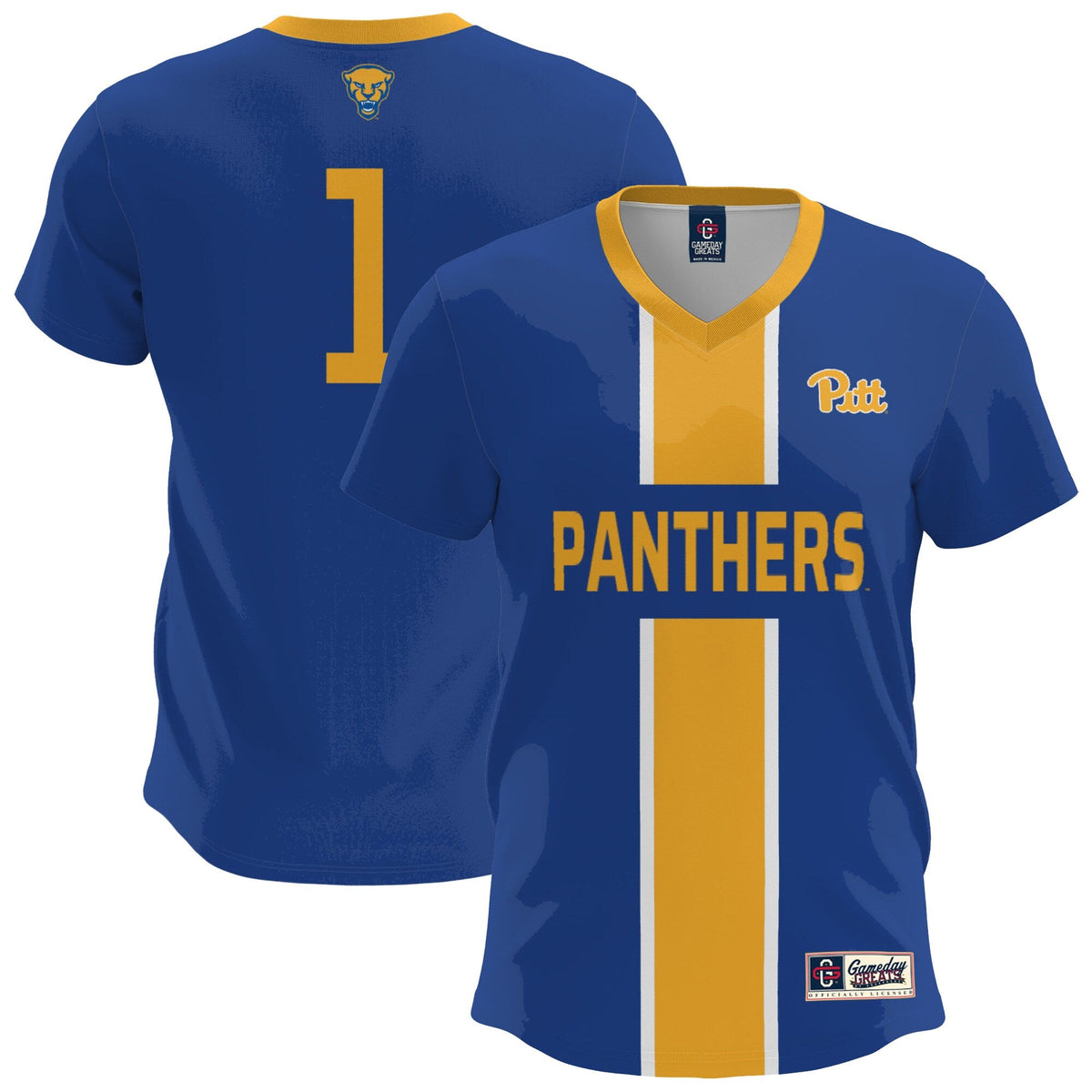 Pitt Panthers Lightweight Soccer Fashion Jersey - Royal