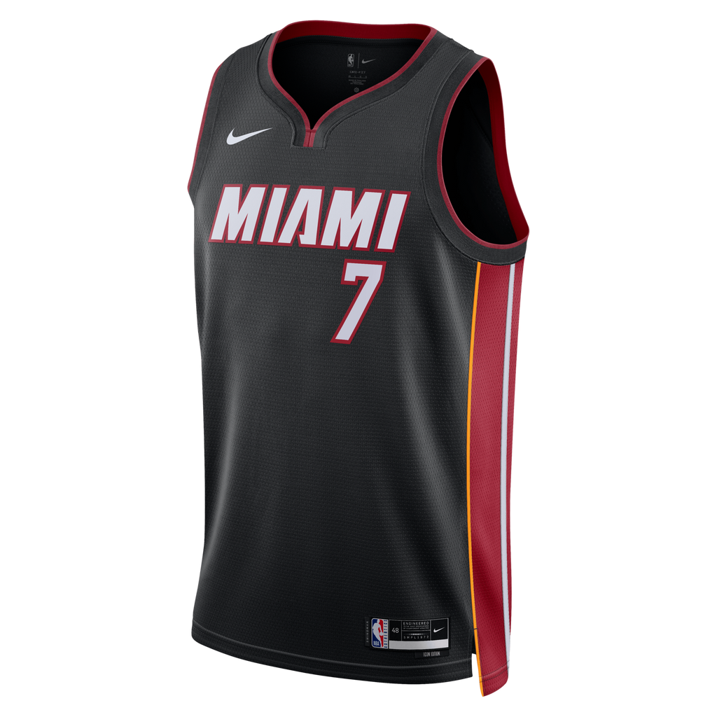 Miami Heat Icon Edition Swingman Jersey - Black - Giannis Antetokounmpo