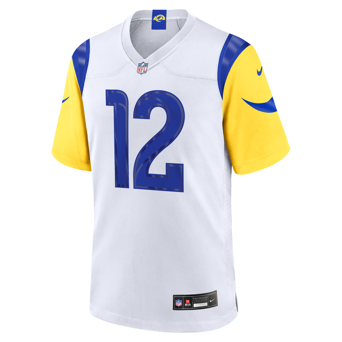 Los Angeles Rams Puka Nacua White White Game Player Football Jersey