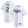 Tampa Bay Rays Yandy Díaz White Home Replica Baseball Jersey