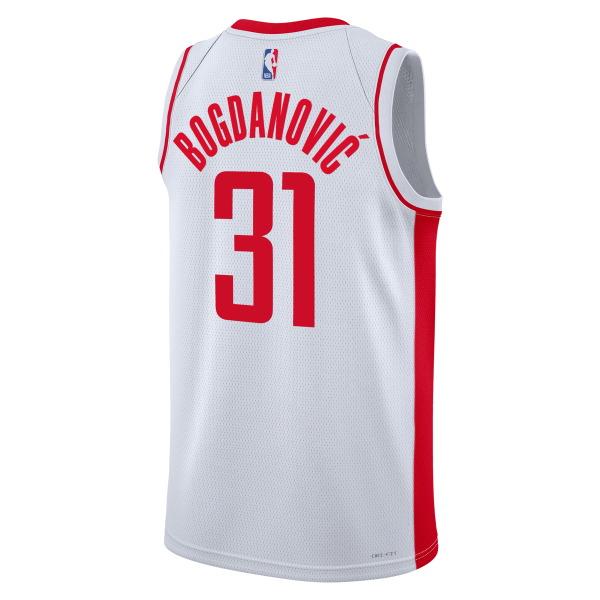 Houston Rockets Association Edition Swingman Jersey - White - Bogdan Bogdanović