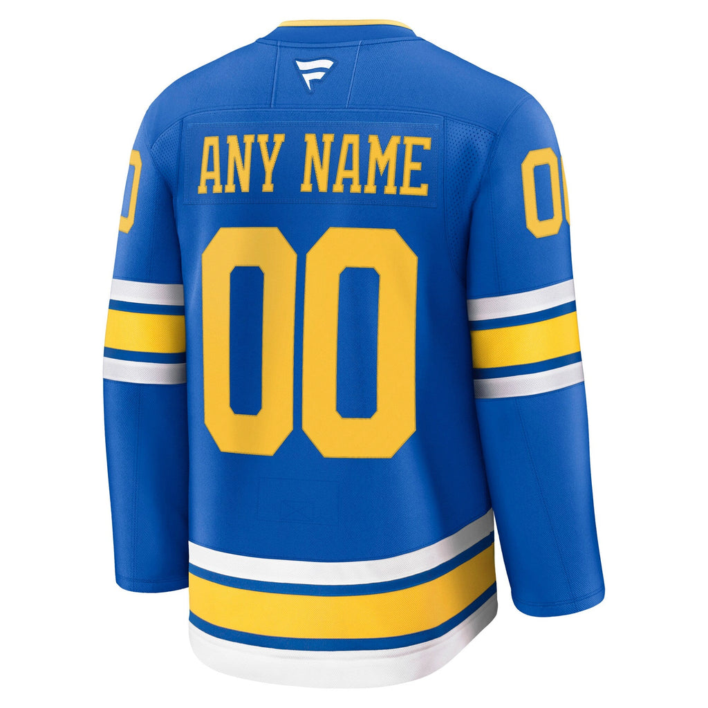 St. Louis Blues Blue Home Premium Custom Jersey