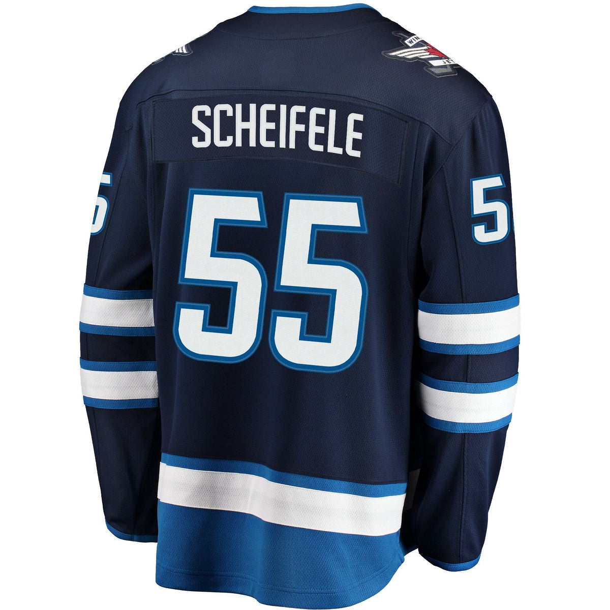 Winnipeg Jets Mark Scheifele Navy Breakaway Replica Hockey Jersey