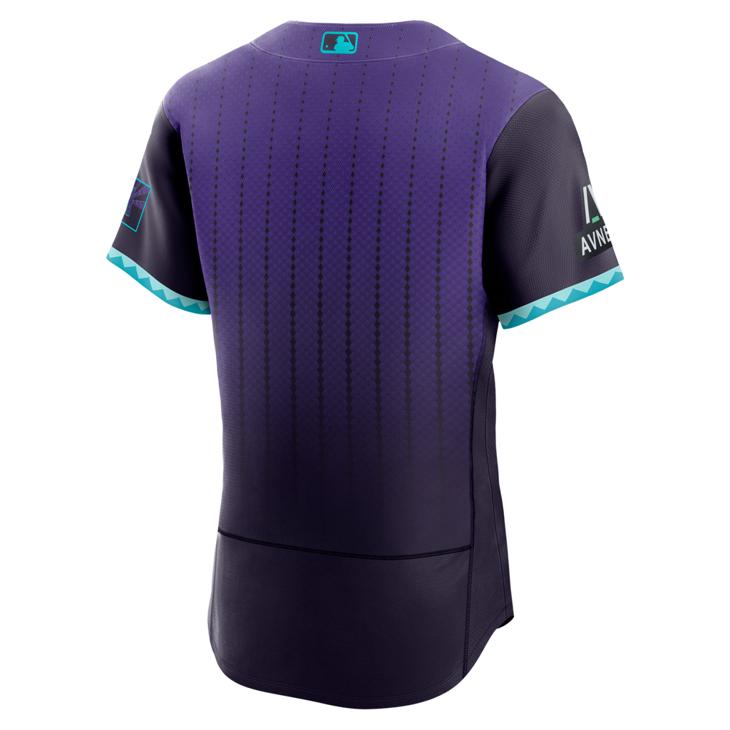Arizona Diamondbacks Purple City Connect Sponsor Patch Baseball Jersey