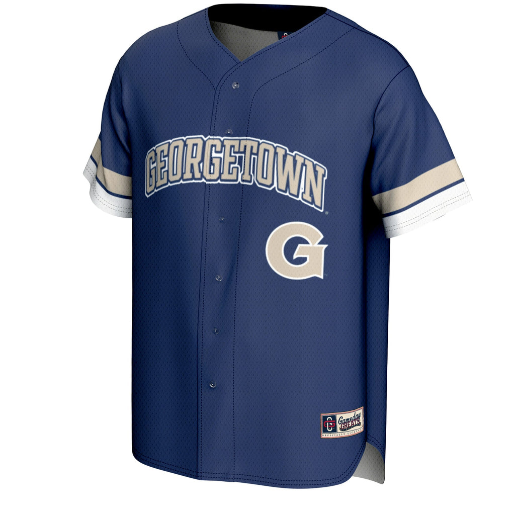 Georgetown Hoyas Spirit Baseball Jersey - Navy