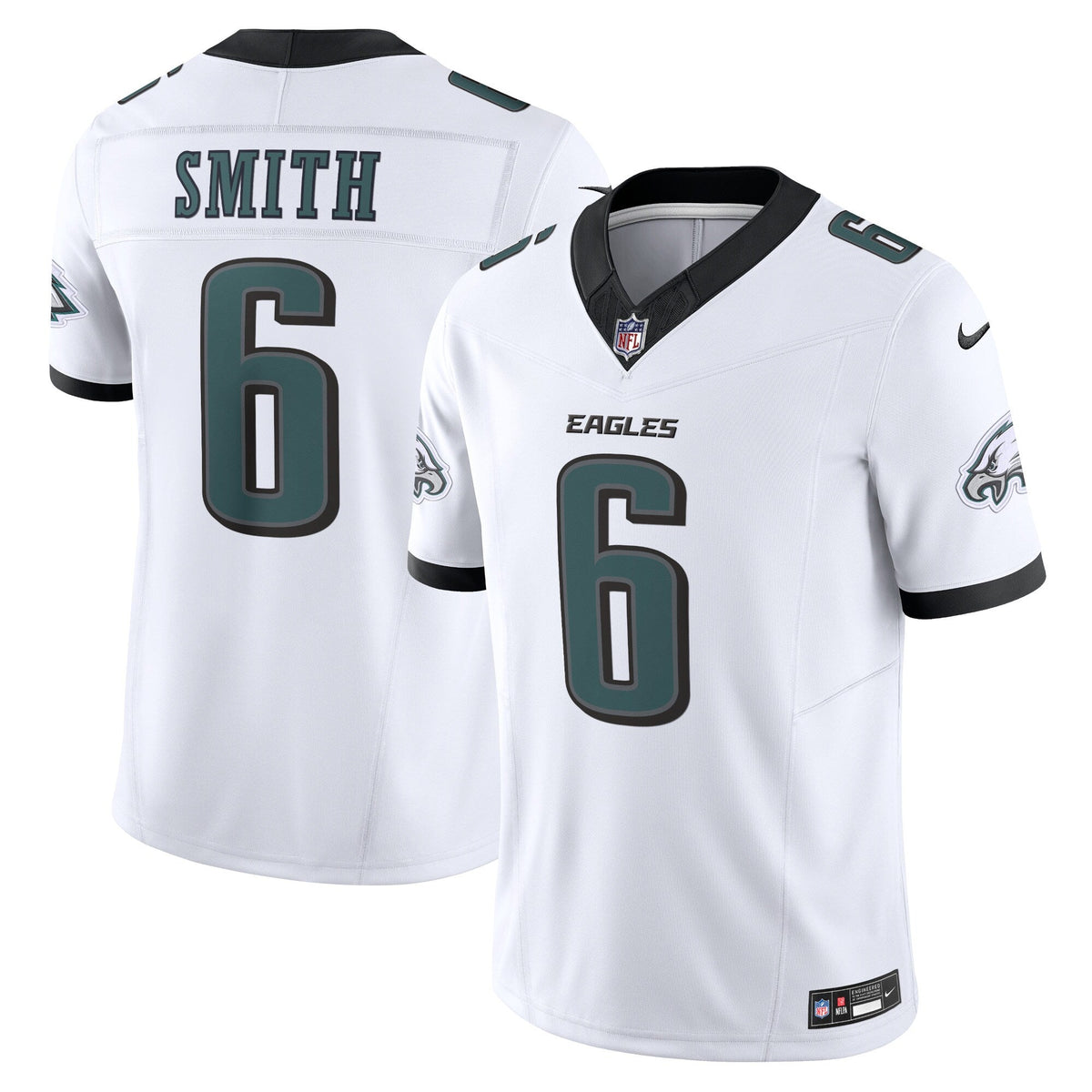 Philadelphia Eagles DeVonta Smith White Vapor F.U.S.E. Limited Football Jersey