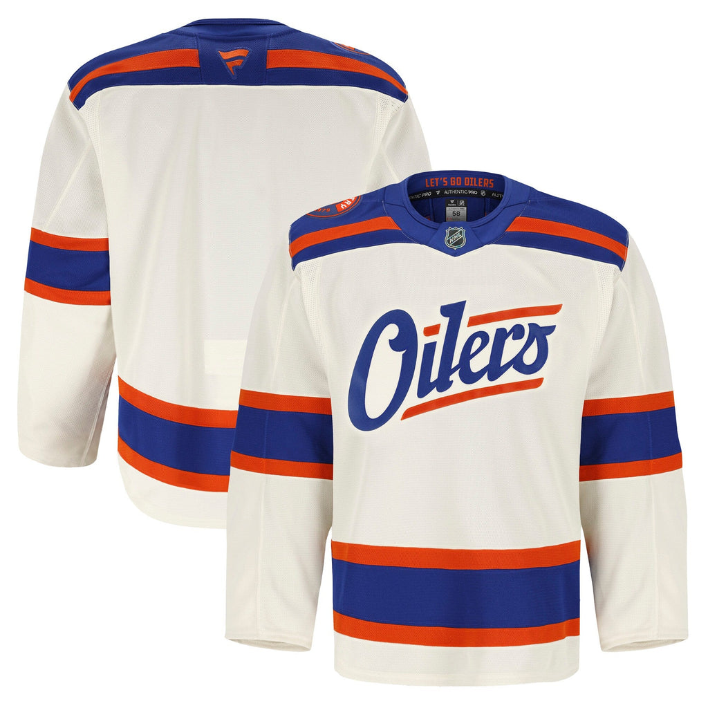 Edmonton Oilers Light Beige Alternate Pro Jersey