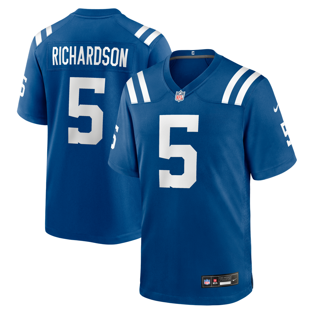Indianapolis Colts Anthony Richardson Royal Game Football Jersey