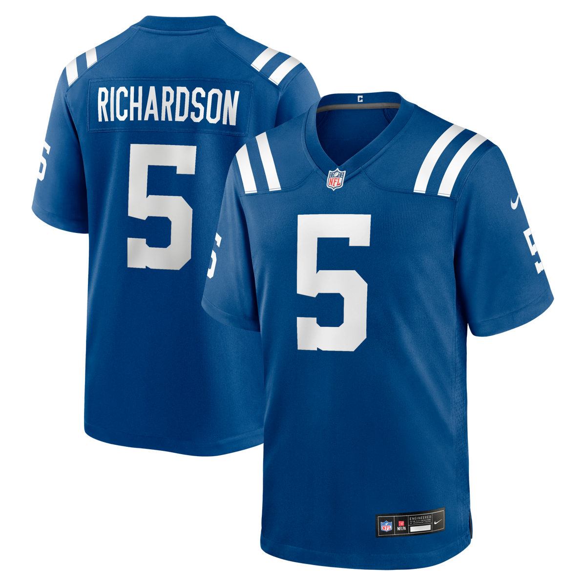 Indianapolis Colts Anthony Richardson Royal Game Football Jersey