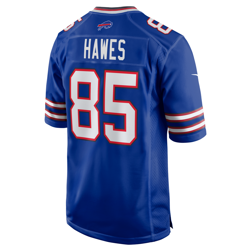 Buffalo Bills Jackson Hawes Royal Team Game Football Jersey