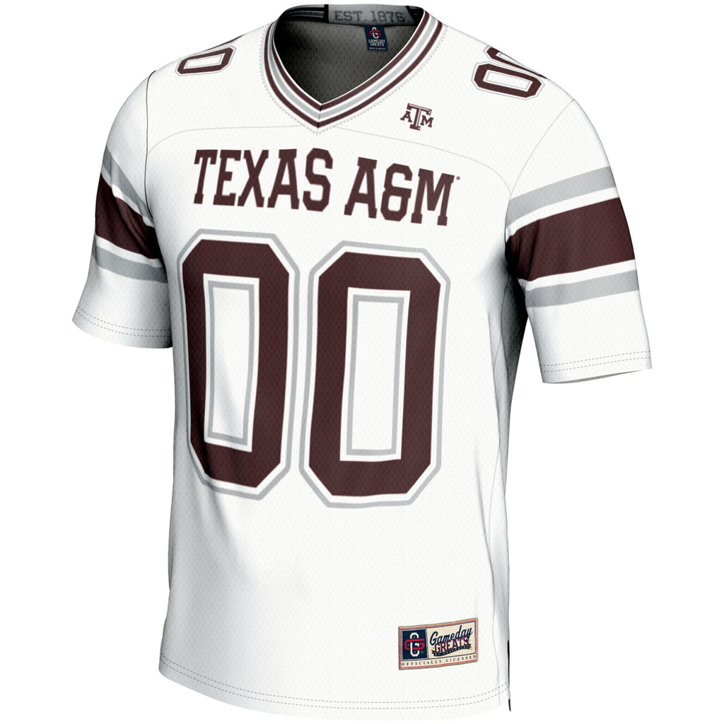 Texas A&M Aggies NIL Pick-A-Player Football Jersey - White