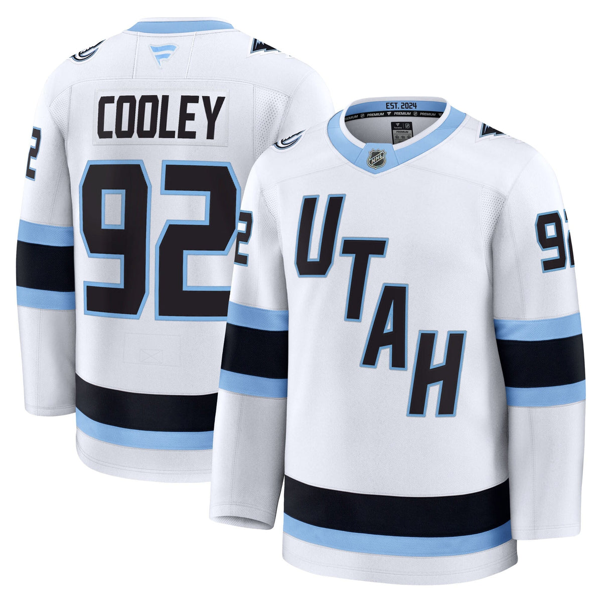 Utah Mammoth Logan Cooley White Away Premium Player Jersey