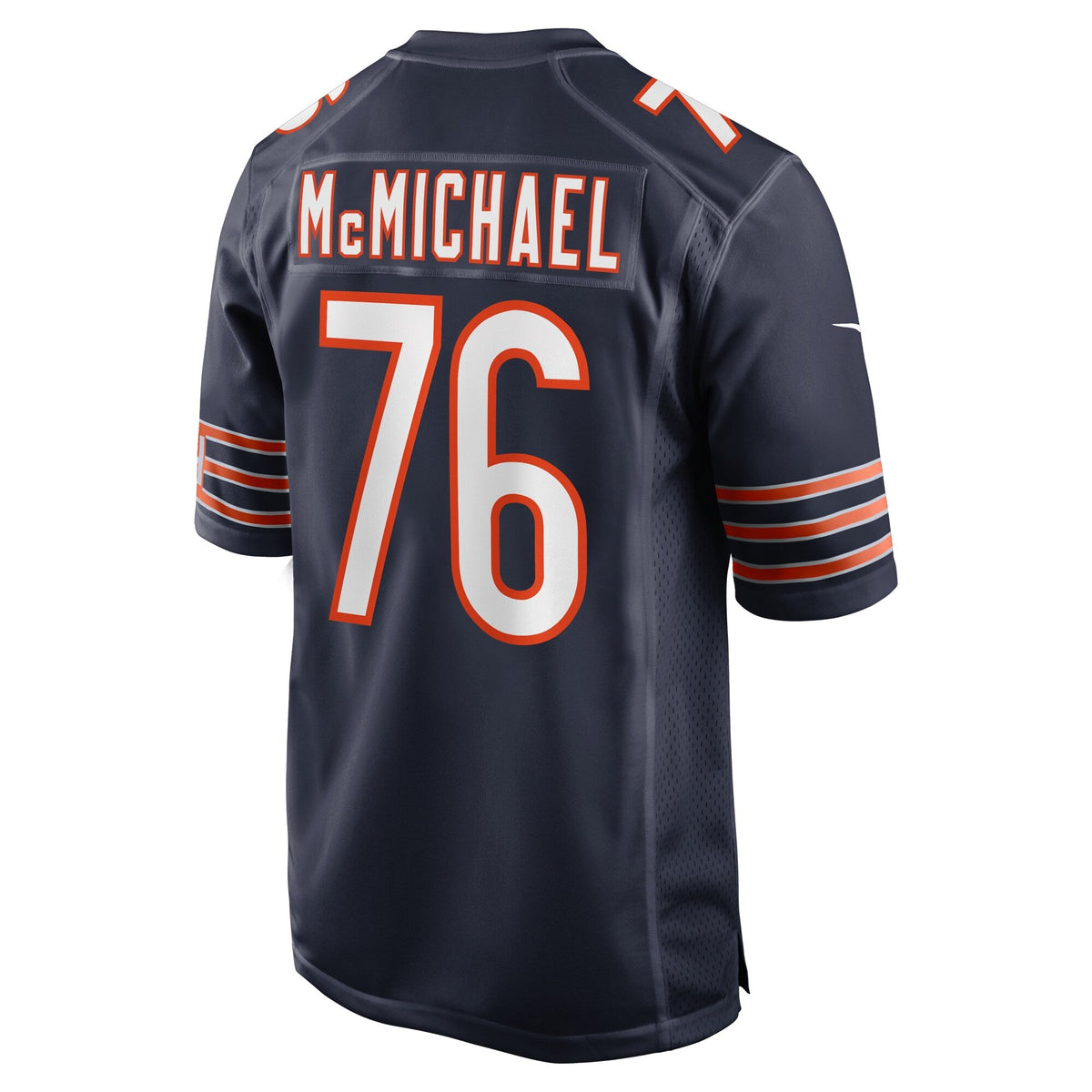 Chicago Bears Steve McMichael Navy Retired Player Game Football Jersey