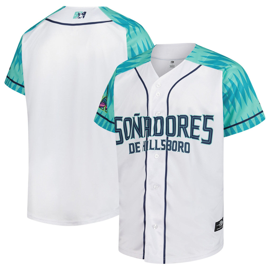 Hillsboro Hops White Copa Replica Baseball Jersey