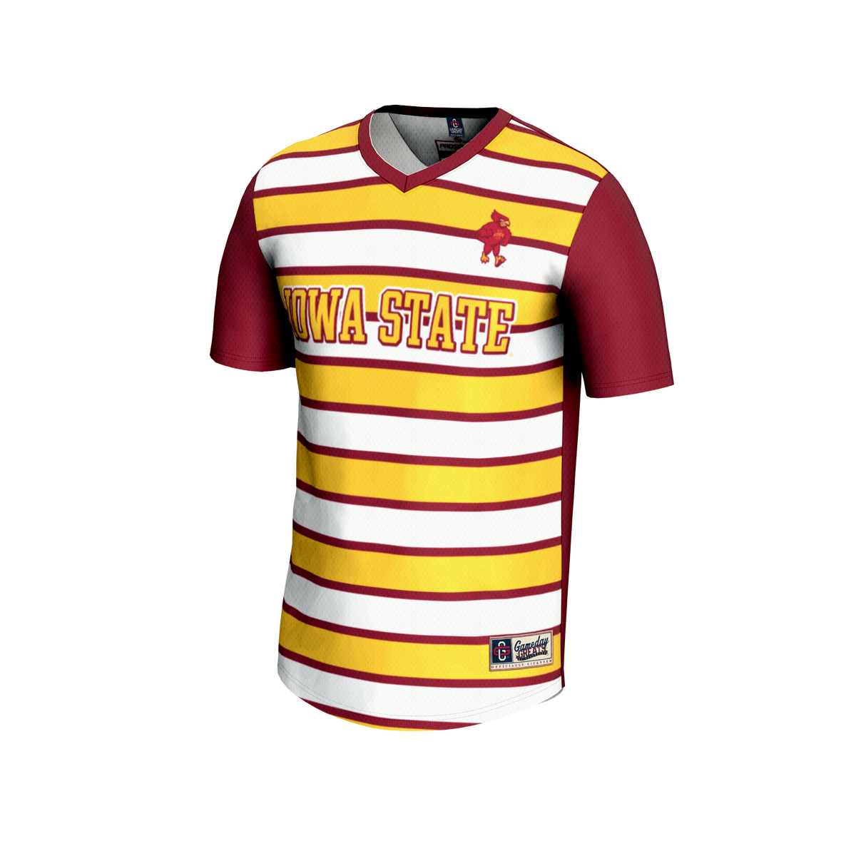 #25 Cardinal Iowa State Cyclones Lightweight Soccer Fashion Jersey