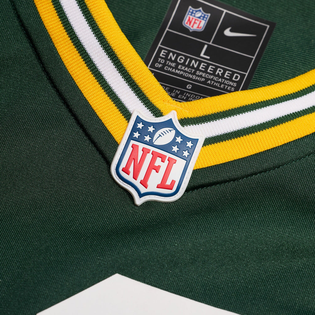 Green Bay Packers Aaron Banks Green Team Game Football Jersey