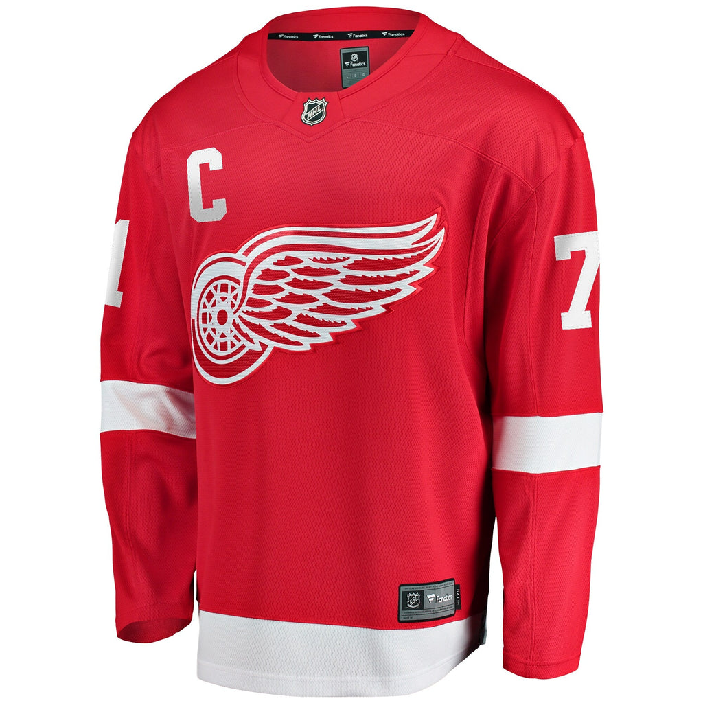 Detroit Red Wings Dylan Larkin Red 2023/24 Captain Breakaway Player Hockey Jersey