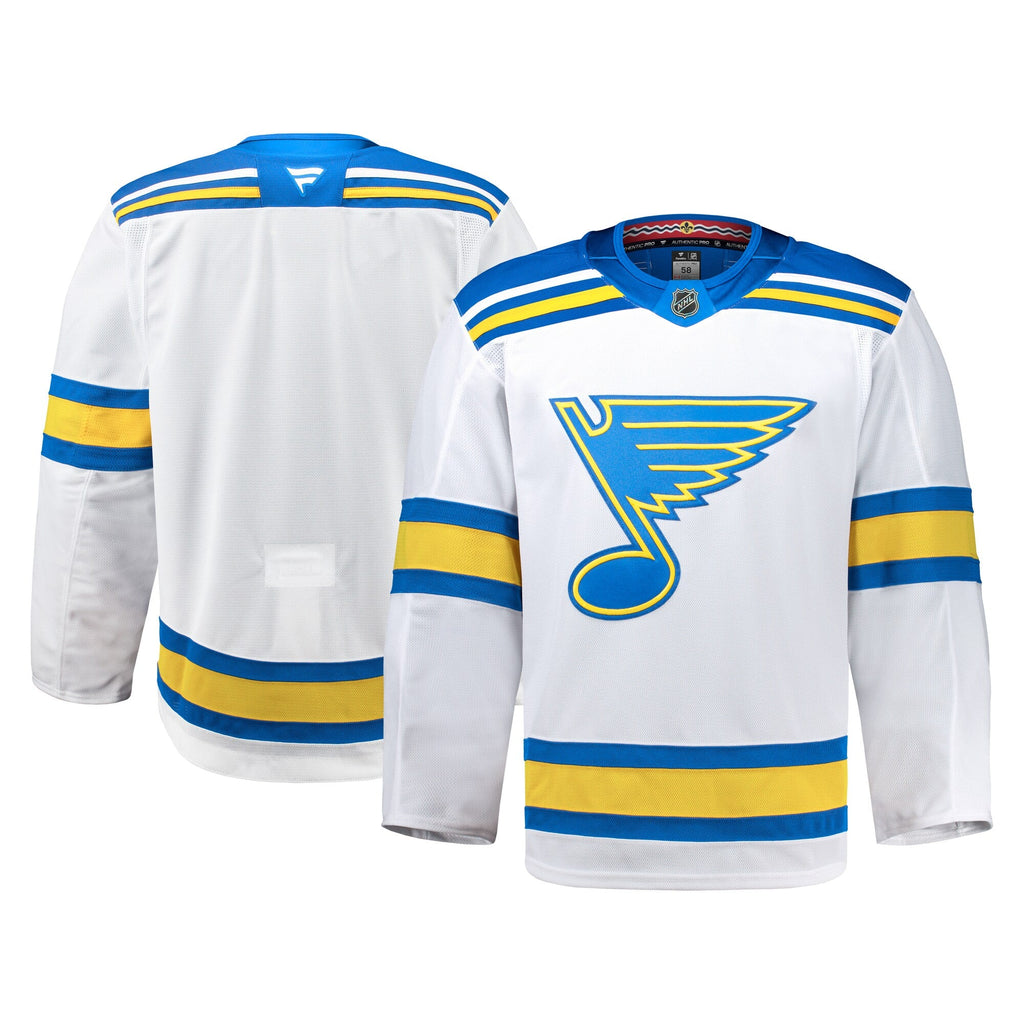 St. Louis Blues White Away Pro Jersey