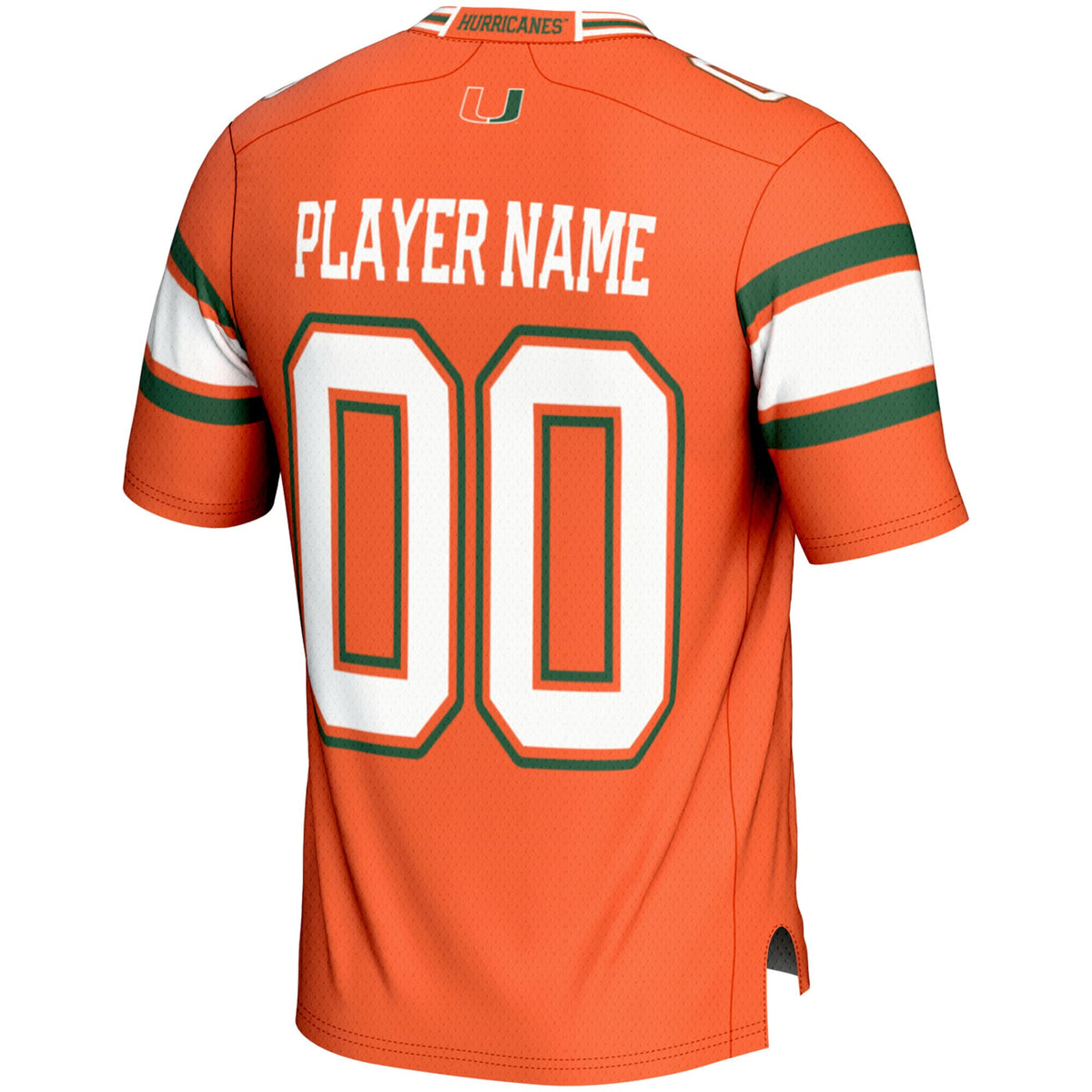 Miami Hurricanes NIL Pick-A-Player Football Jersey - Orange