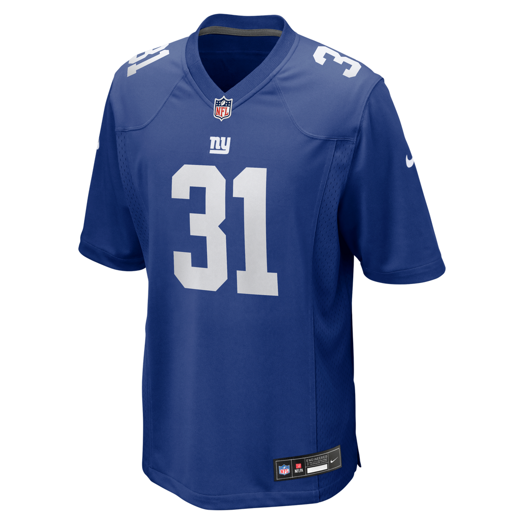 New York Giants Matt Breida Royal Game Football Jersey