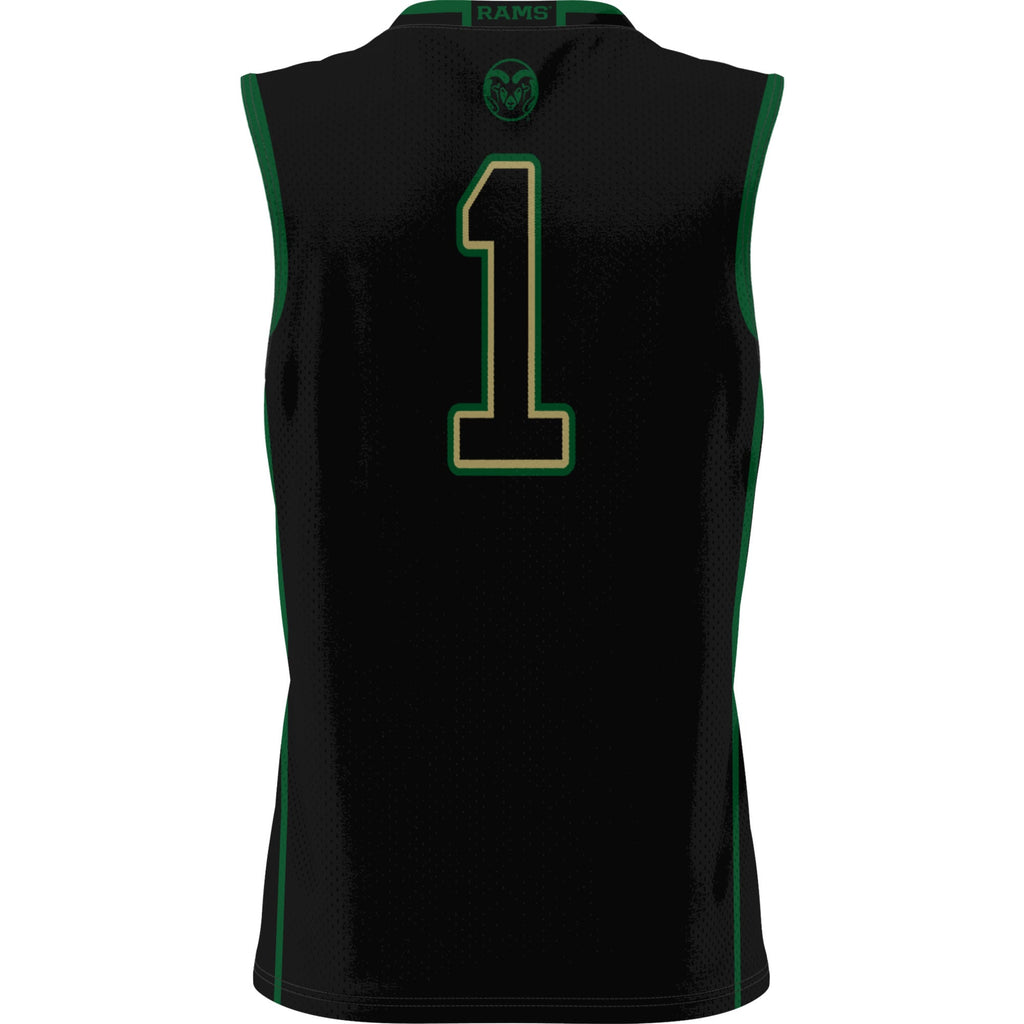#1 Colorado State Rams Lightweight Basketball Jersey - Black