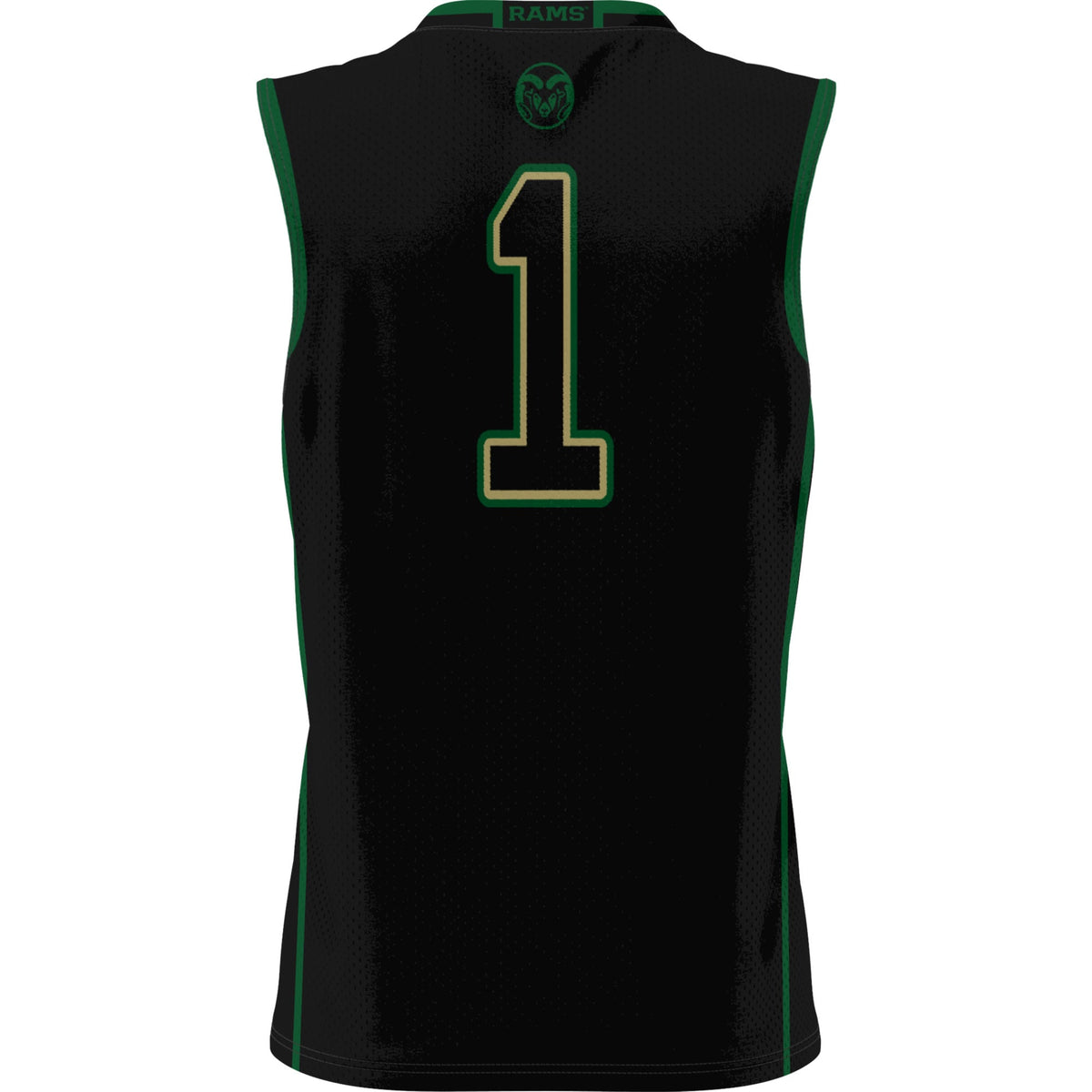 #1 Colorado State Rams Lightweight Basketball Jersey - Black
