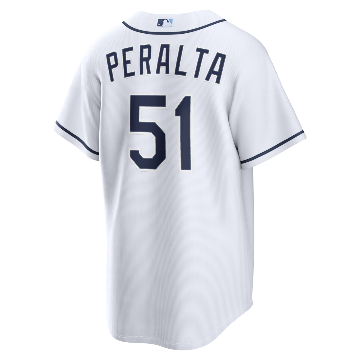 Tampa Bay Rays Freddy Peralta White Home Replica Baseball Jersey