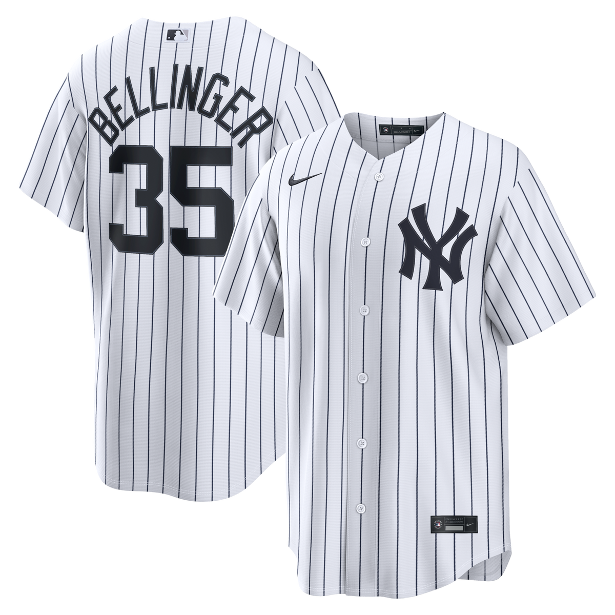 New York Yankees Cody Bellinger White Home Replica Baseball Jersey