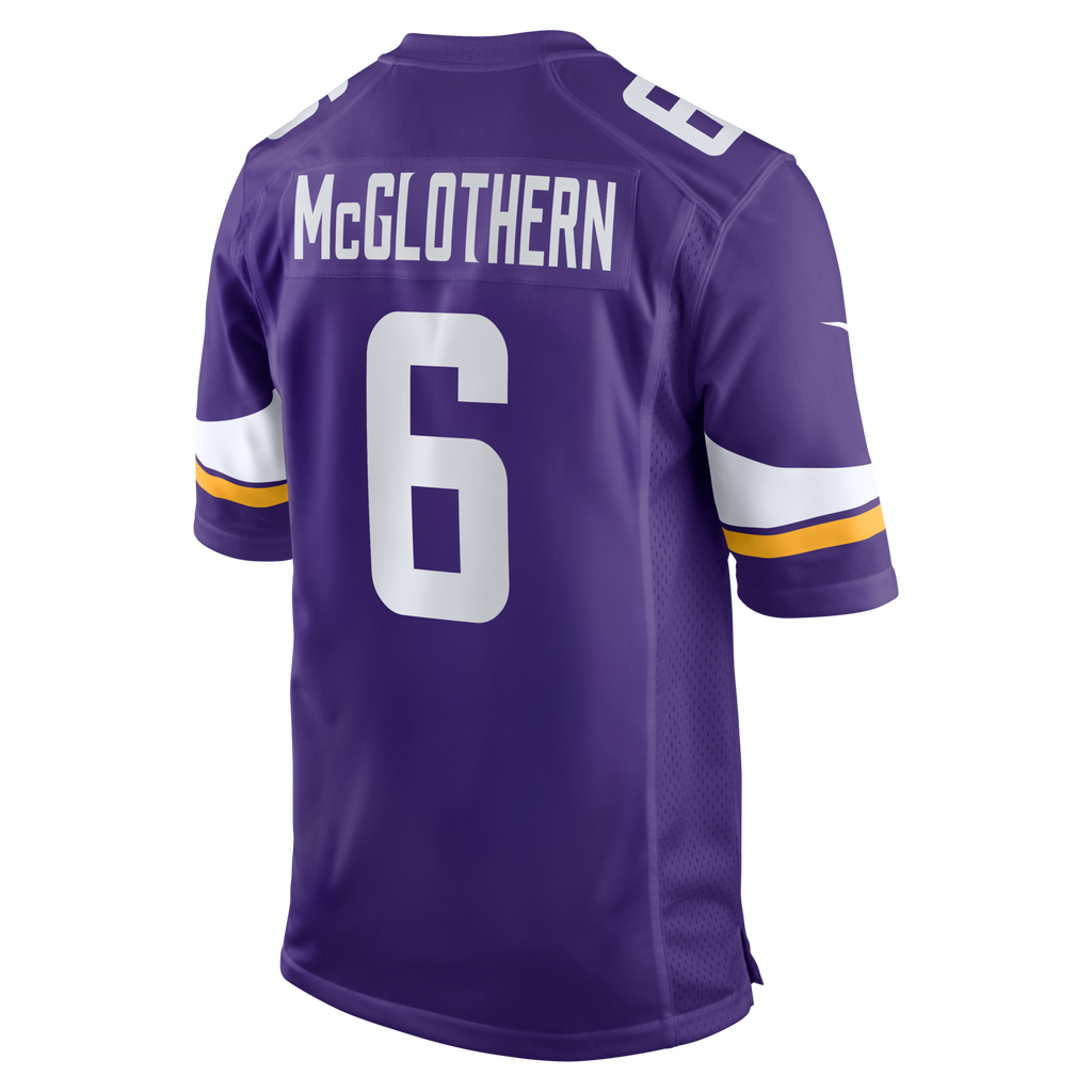Minnesota Vikings Dwight McGlothern Purple Team Game Football Jersey