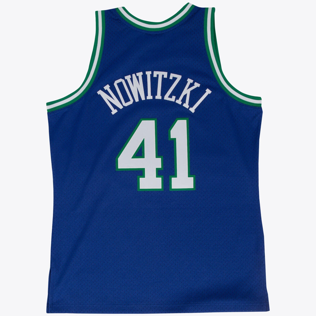Dallas Mavericks Swingman Jersey Road Dirk Nowitzki 1998-99