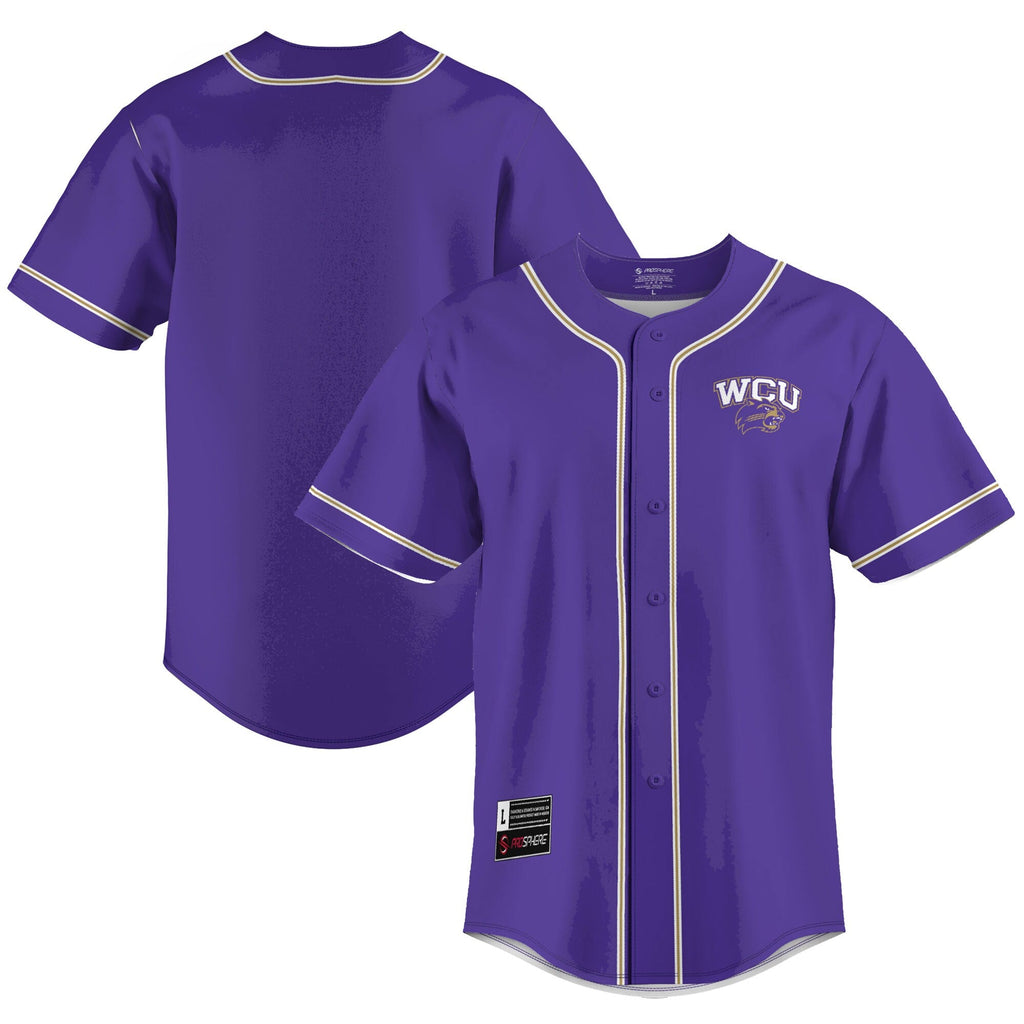 Western Carolina Catamounts Lightweight Baseball Jersey - Purple
