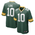 Green Bay Packers Jordan Love Green Player Game Football Jersey