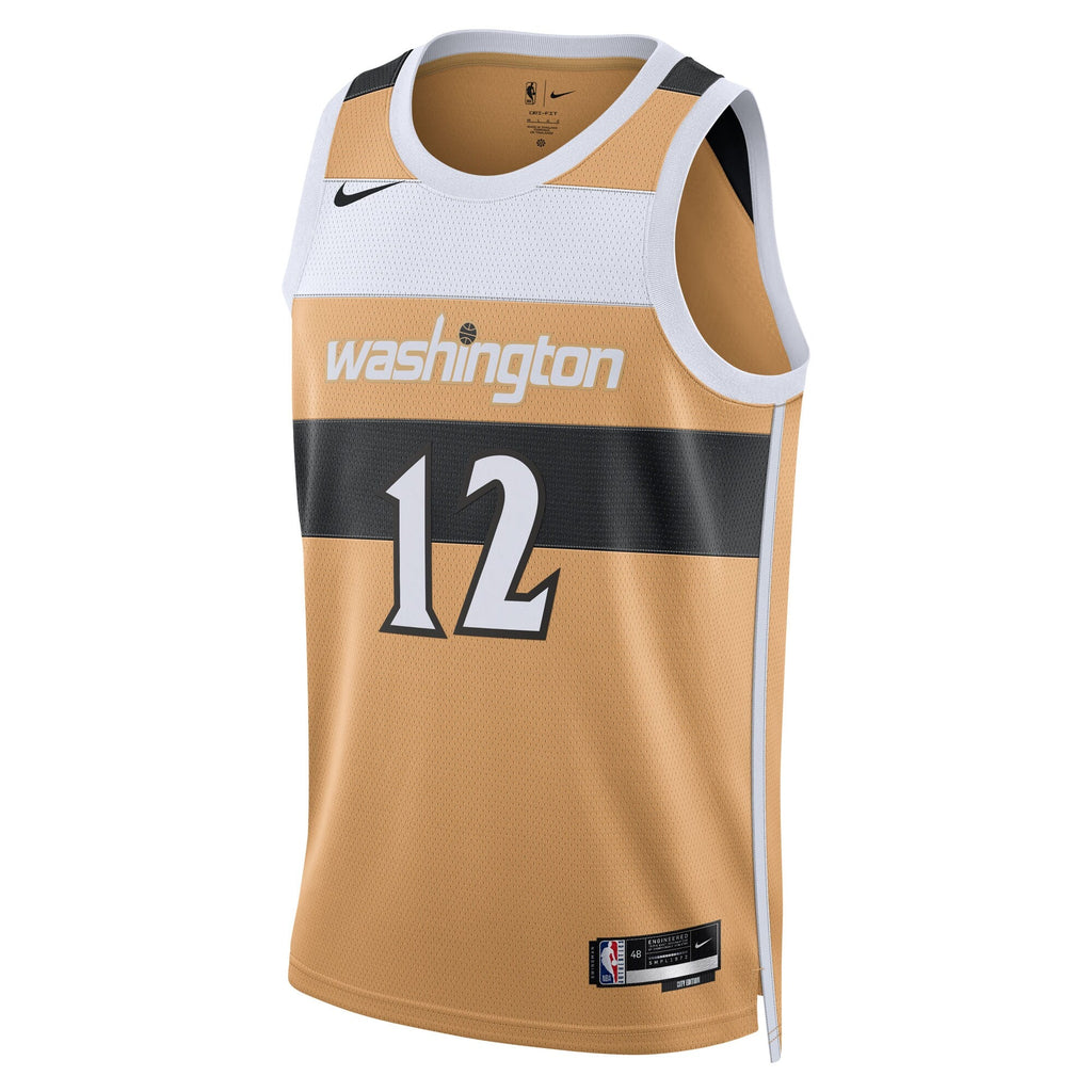 Washington Wizards 2025/26 City Edition Swingman Jersey - Tan - Tre Johnson III