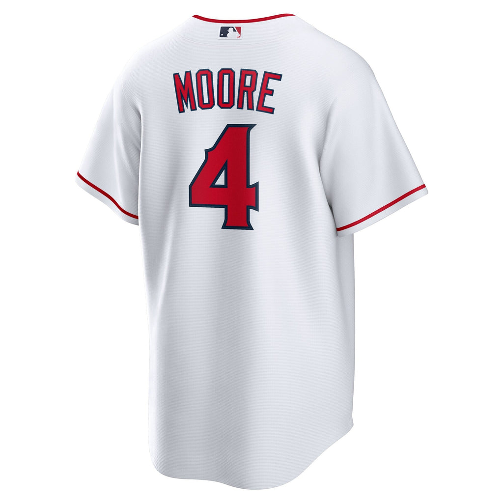 Los Angeles Angels Christian Moore White Home Replica Baseball Jersey