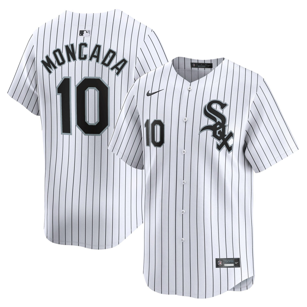 Chicago White Sox Yoan Moncada White Home Limited Player Baseball Jersey