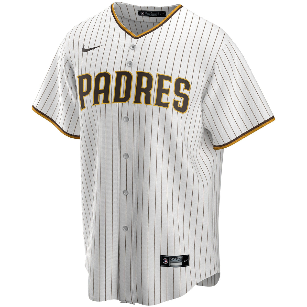 San Diego Padres White Home Replica Custom Baseball Jersey