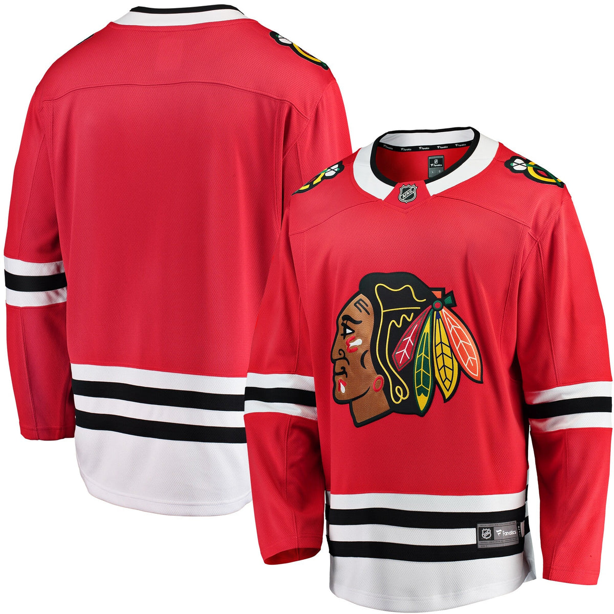 Chicago Blackhawks Red Breakaway Home Hockey Jersey